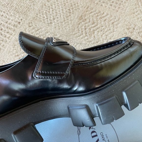 Prada Monolith Loafers 37.5 - Picture 11 of 12